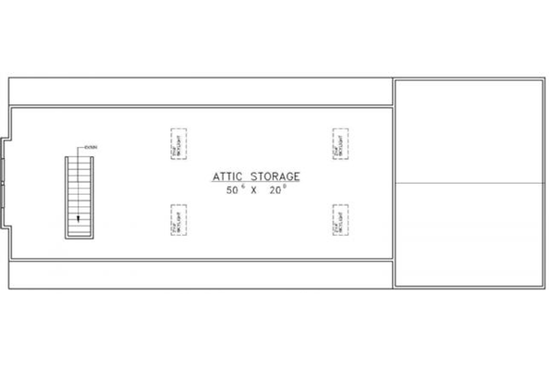 Dream House Plan - Floor Plan - Upper Floor for Traditional House Plan #117-253, 1 bath