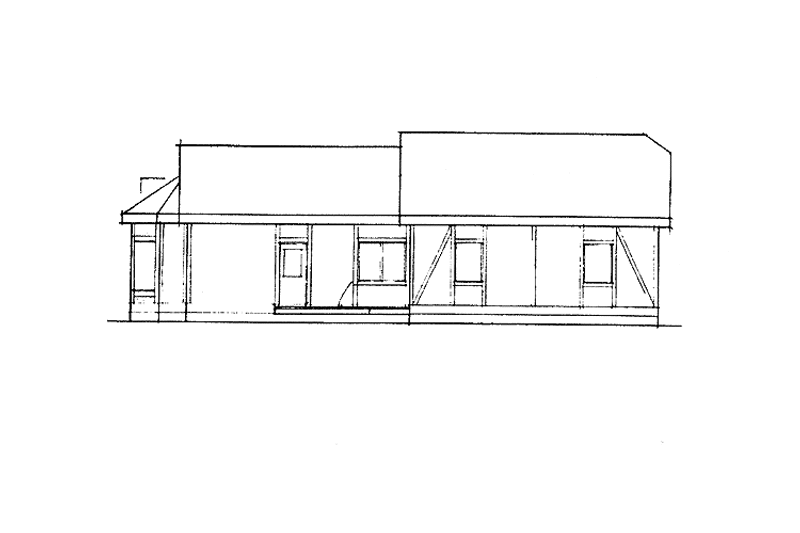 Home Plan - Exterior - Other Elevation for European House Plan #60-924 - 2 bed, 2 bath
