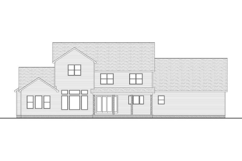 Dream House Plan - Exterior - Rear Elevation for Farmhouse House Plan #1089-3 - 4 bed, 4 bath