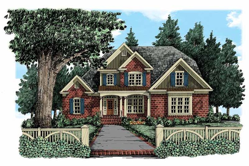 Dream House Plan - Country Exterior - Front Elevation Plan #927-341