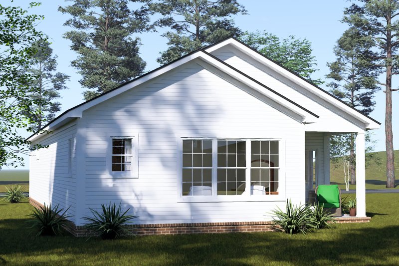 Architectural House Design - Exterior - Other Elevation 2 for Cottage House Plan #513-2465 - 4 bed, 3 bath