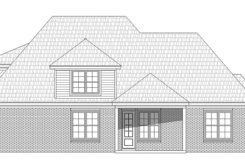 House Plan Design - Exterior - Rear Elevation for Country House Plan #932-102 - 4 bed, 3 bath