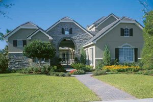 House Plan Design - Exterior - Front Elevation for Country House Plan #417-661 - 4 bed, 3.5 bath