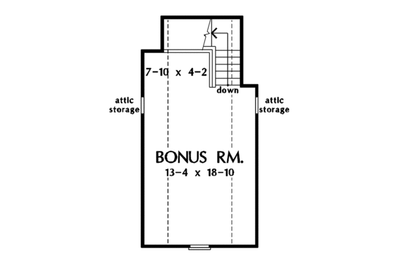 Floor Plan - Other Floor for Craftsman House Plan #929-650 - 3 bed, 3 bath