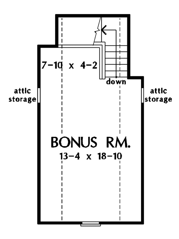 Craftsman Floor Plan - Other Floor Plan #929-650