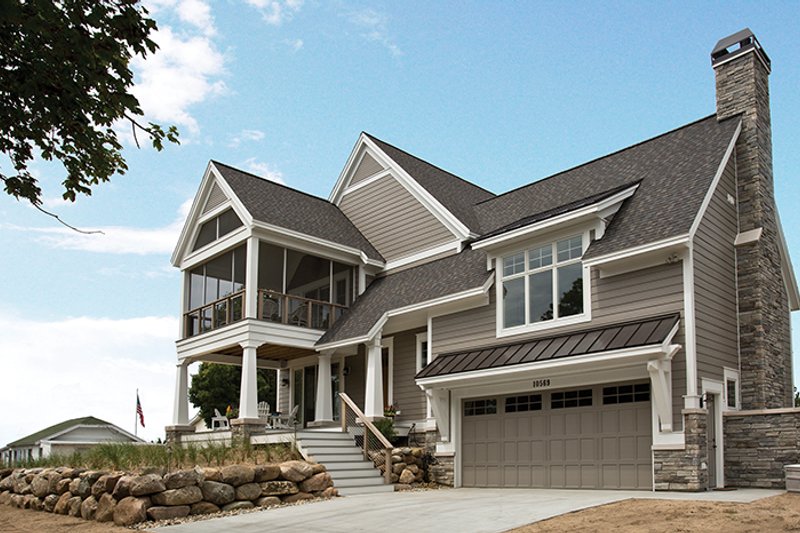 Architectural House Design - Exterior - Front Elevation 5 for Contemporary House Plan #928-274 - 3 bed, 2.5 bath