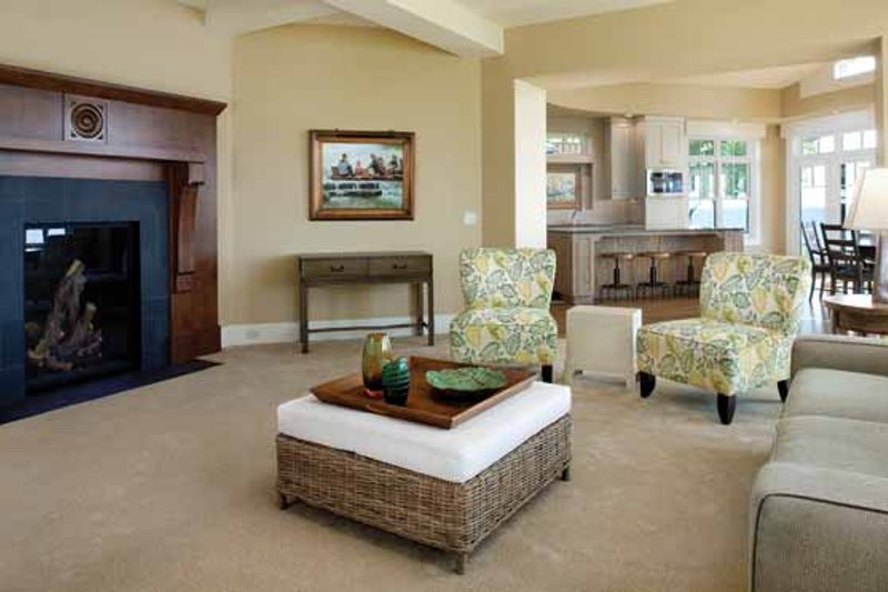 Architectural House Design - Interior - Family Room for Country House Plan #928-233 - 4 bed, 4 bath