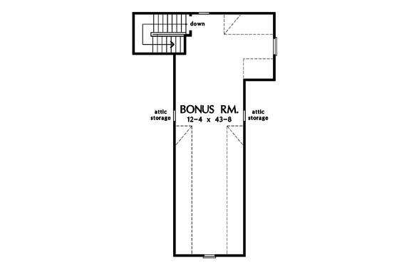 Floor Plan - Upper Floor for Craftsman House Plan #929-795 - 3 bed, 2 bath