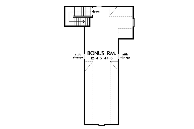 Dream House Plan - Floor Plan - Upper Floor for Craftsman House Plan #929-795 - 3 bed, 2 bath