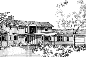 Colonial Exterior - Front Elevation Plan #60-938