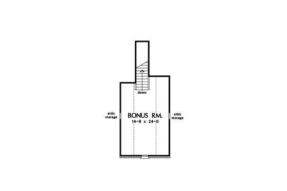 Floor Plan - Other Floor for Ranch House Plan #929-865 - 3 bed, 2 bath
