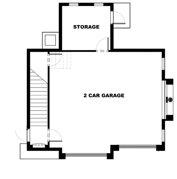Architectural House Design - Mediterranean Floor Plan - Main Floor Plan #1017-116