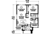 Contemporary Style House Plan - 2 Beds 1 Baths 1075 Sq/Ft Plan #25-4368 