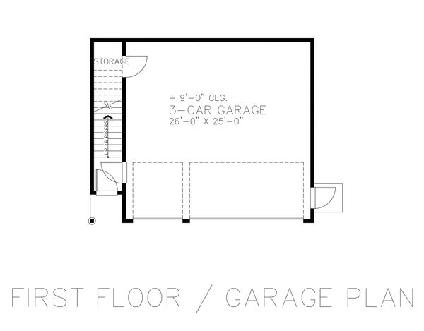 House Plan Design - Detached Garage 