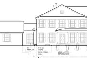 Traditional Style House Plan - 4 Beds 2.5 Baths 3221 Sq/Ft Plan #1053-53 Exterior 