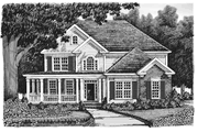 Country Style House Plan - 4 Beds 2.5 Baths 2343 Sq/Ft Plan #927-898 
