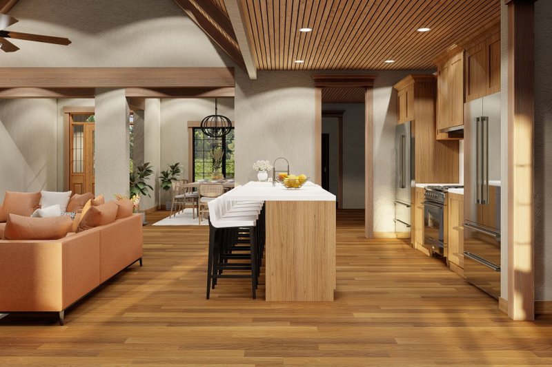 Architectural House Design - Interior - Kitchen 2 for Craftsman House Plan #923-342 - 4 bed, 3.5 bath
