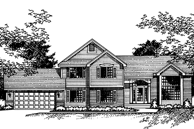 House Plan Design - Traditional Exterior - Front Elevation Plan #51-745