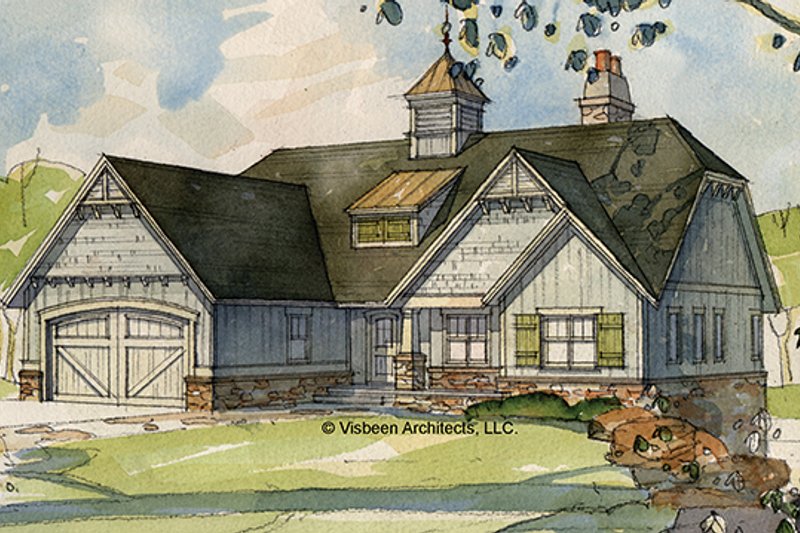 Dream House Plan - European Exterior - Front Elevation Plan #928-103