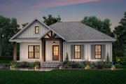 Country Style House Plan - 2 Beds 2 Baths 1301 Sq/Ft Plan #430-239 