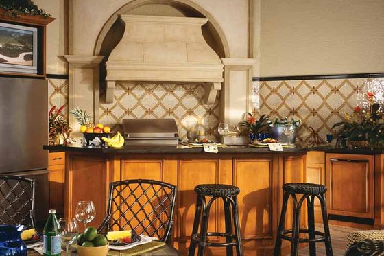 Interior - Kitchen for Mediterranean House Plan #930-92 - 4 bed, 4.5 bath