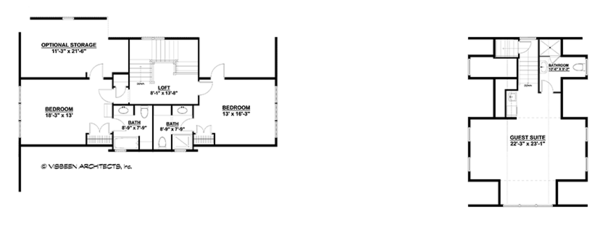 Farmhouse Floor Plan - Upper Floor Plan #928-251