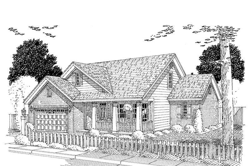 House Plan Design - Traditional Exterior - Front Elevation Plan #513-2146