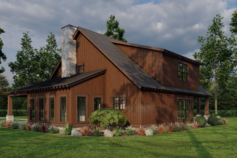 House Blueprint - Exterior - Other Elevation 3 for Country House Plan #923-349 - 3 bed, 2.5 bath