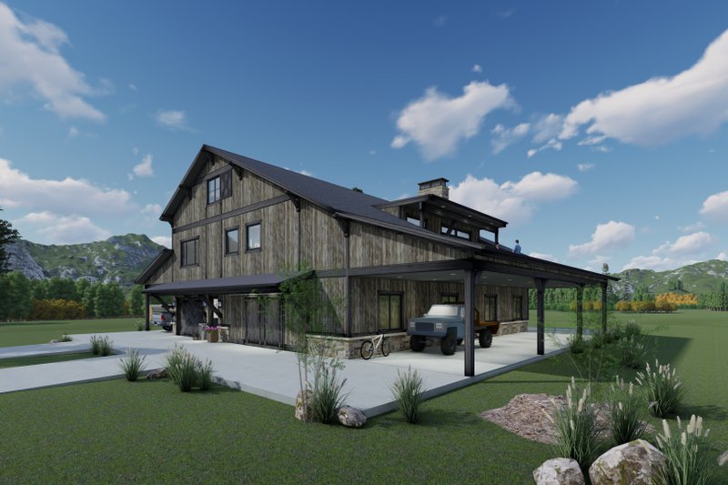 Dream House Plan - Exterior - Other Elevation 7 for Country House Plan #1069-32 - 4 bed, 3 bath