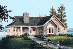 Traditional Exterior - Front Elevation Plan #57-185