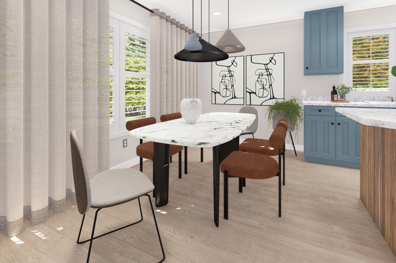 Home Plan - Interior - Dining Room for Craftsman House Plan #1060-271 - 3 bed, 2 bath