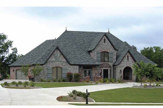 Exterior - Front Elevation 3 for Cottage House Plan #11-279 - 4 bed, 3.5 bath