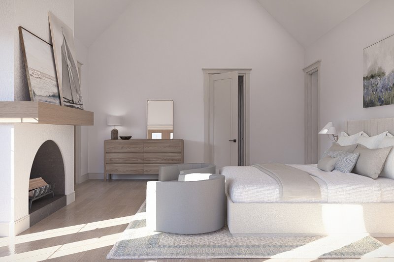 House Blueprint - Interior - Master Bedroom 1 for Beach House Plan #455-766 - 4 bed, 3.5 bath