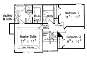 Country Style House Plan - 3 Beds 2.5 Baths 1288 Sq/Ft Plan #927-90 