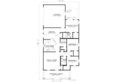 Craftsman Style House Plan - 3 Beds 2 Baths 1256 Sq/Ft Plan #17-2253 
