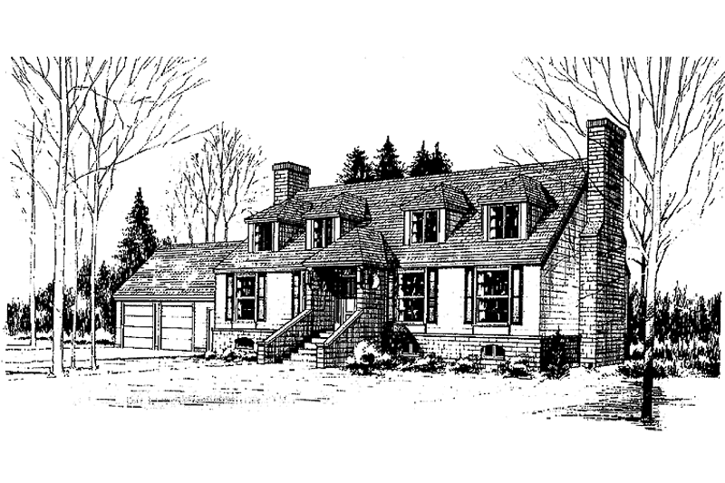 Home Plan - Exterior - Front Elevation 3 for Craftsman House Plan #60-941 - 3 bed, 3 bath