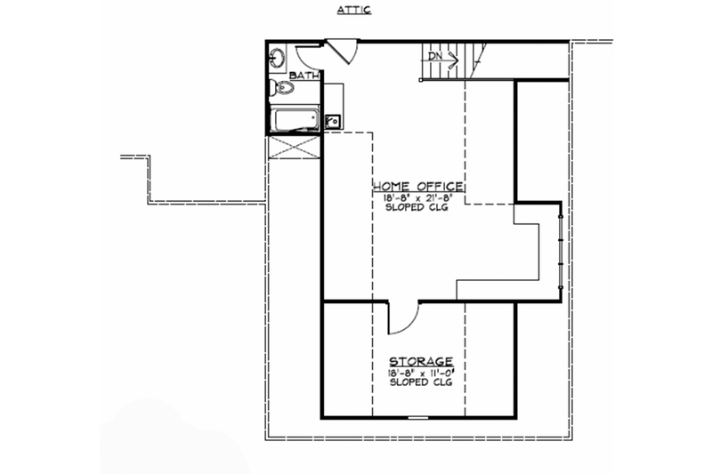 Dream House Plan - Floor Plan - Upper Floor for European House Plan #1064-1 - 4 bed, 4.5 bath