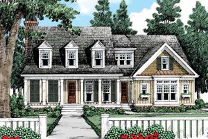 Country Exterior - Front Elevation Plan #927-424