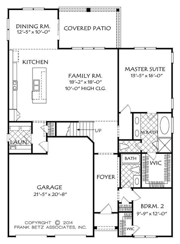 Dream House Plan - Traditional Floor Plan - Main Floor Plan #927-971