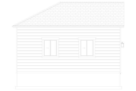Exterior - Other Elevation 5 for Traditional House Plan #1060-231, 0 bath