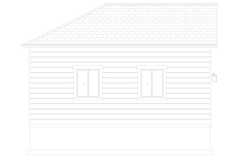 House Blueprint - Exterior - Other Elevation 5 for Traditional House Plan #1060-231, 0 bath