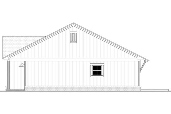 Exterior - Other Elevation 1 for Ranch House Plan #430-382 - 4 bed, 4 bath