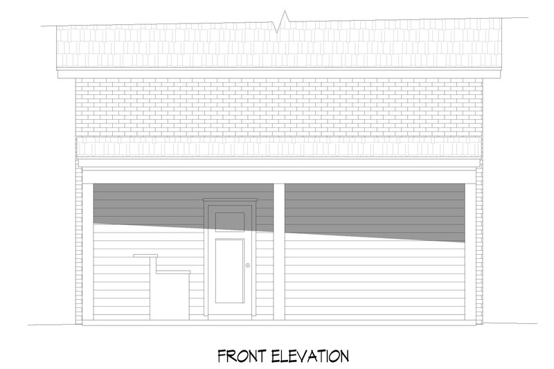 Dream House Plan - Exterior - Front Elevation 3 for Beach House Plan #932-621, 2 bath