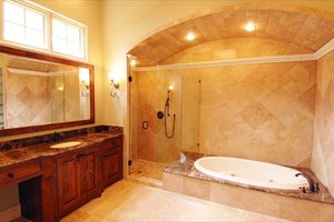 Interior - Master Bathroom for European House Plan #449-3 - 4 bed, 5.5 bath