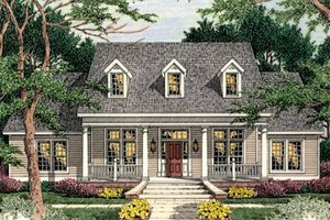 Traditional Exterior - Front Elevation Plan #406-108