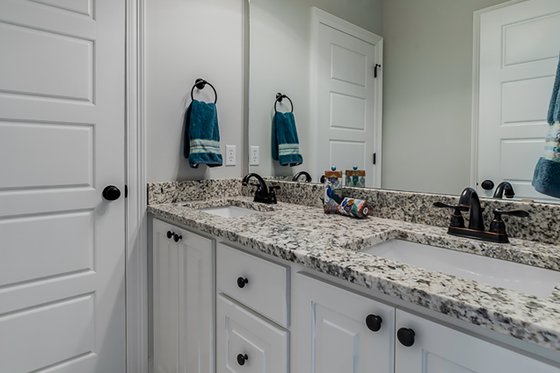 Interior - Bathroom for Ranch House Plan #430-182 - 4 bed, 2 bath