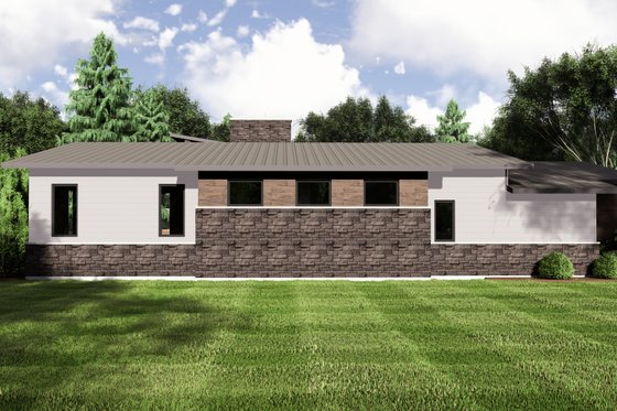 Exterior - Other Elevation for Modern House Plan #1064-93 - 2 bed, 2.5 bath
