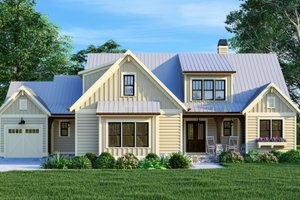 Traditional Exterior - Front Elevation Plan #927-1036
