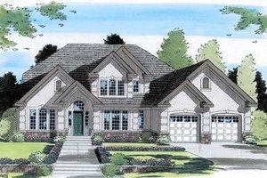 Traditional Exterior - Front Elevation Plan #312-603