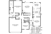 European Style House Plan - 4 Beds 3 Baths 2290 Sq/Ft Plan #424-85 